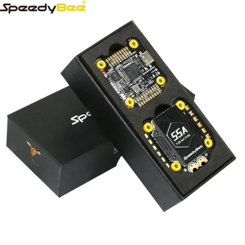 

Управление полетом SpeedyBee и ESC-FC F405 V4 BLS 55A Высокопроизводительная конфигурация Bluetooth DIY Аксессуары для гоночных дронов