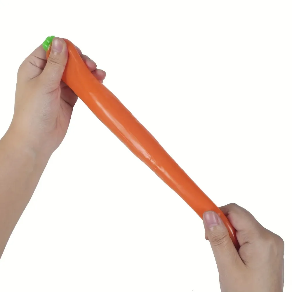 الجزرة السكويشات لعبة الجزرة الإجهاد الكرة لعبة محاكاة حسية الغذاء الإجهاد الإغاثة ضغط لعبة للكبار سلة عيد الفصح الحشو #6