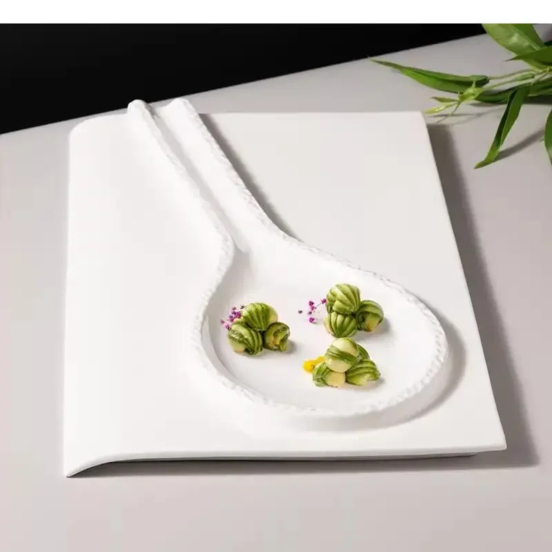 

Solid Color Ceramic Dinner Plate Restaurant Service Dessert Sushi Plates Snack Specialty Tableware