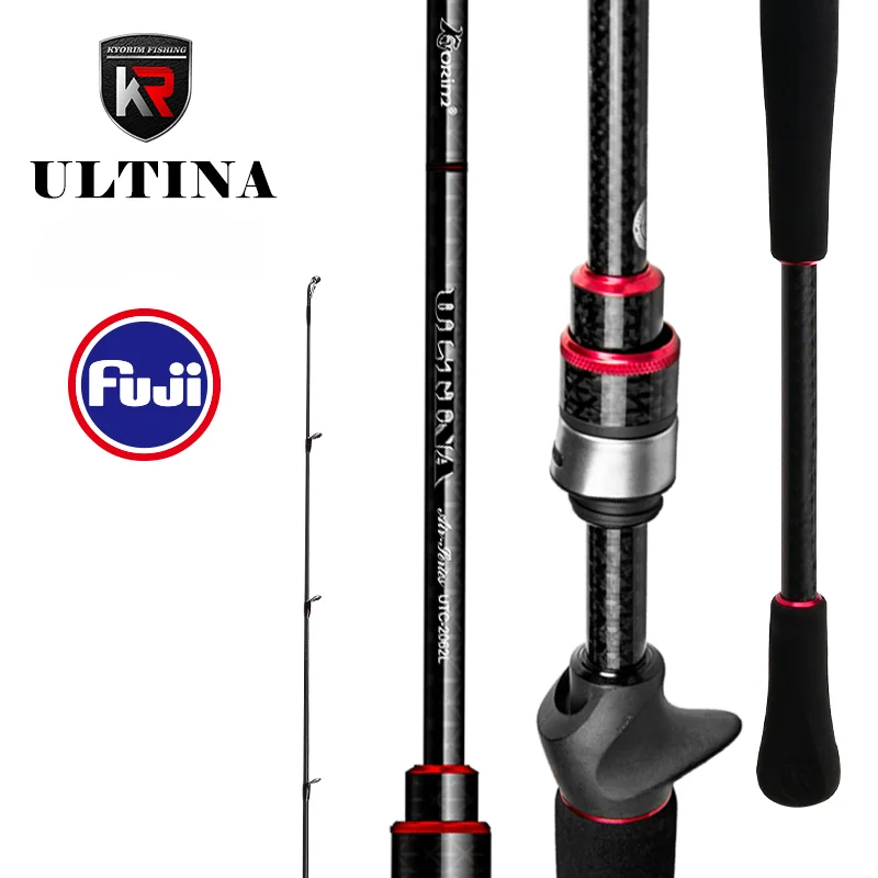 Kyorim-Lure Rod Professional Fishing Rod Carbon Ultra Light Ultra Hard FUJI Guide Ring Bait Weight 3-28g Line 3-20LB