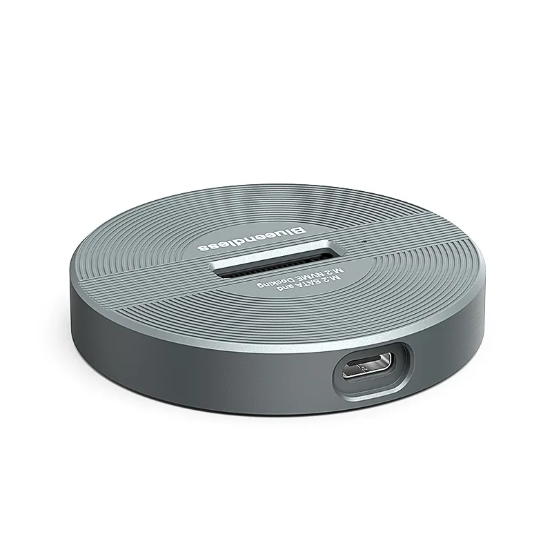 UTHAI﻿ SD03 M.2 Dual Protocol SSD Box NVMe/NFF Hard Drive Base USB3.2 10Gbps High-Speed Transmission Solid State Drive Enclosure