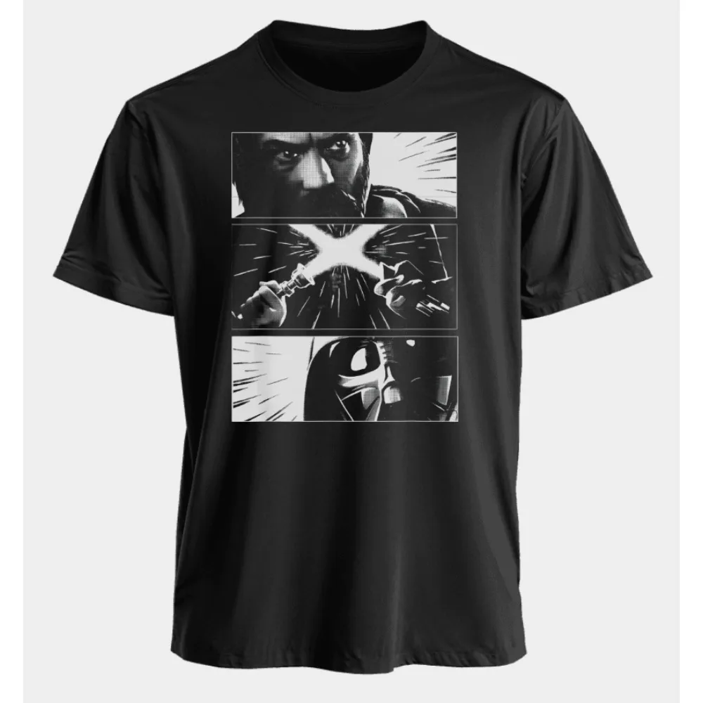 

A Fan of Star Wars-themed Printed Men's and Women's Short-sleeved Y2K 2025 American Loose and Comfortable T-shirts