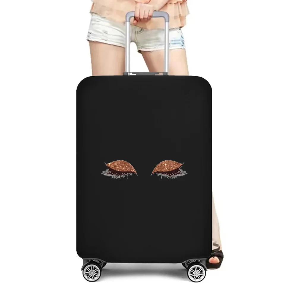 Capa protetora de bagagem com Eye Pattern, Viagem Essentials Acessórios, Suitcase Elastic, Trolley Protect Case, Holiday, 18-32"