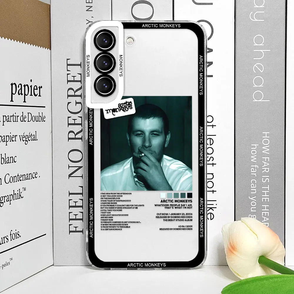 القطب الشمالي القرود عرض خاص قضية الهاتف لسامسونج غالاكسي S23 FE S22 زائد S21 S20 S24 S25 الترا واضح لينة غطاء السيليكون Fundas #6