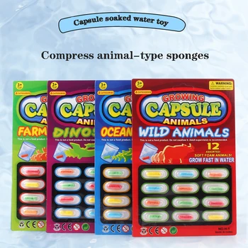 Magic Soft การ์ตูนดูดซับน้ําขยายปลูกแคปซูลสัตว์ทะเลของเล่นเด็กเด็ก Early Education น้ําปลูกของเล่นแปลกใหม่
