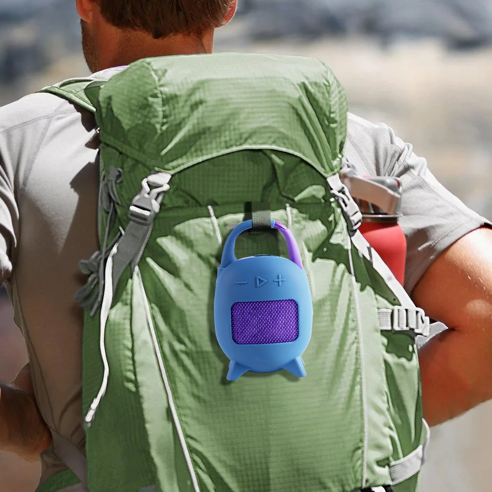 Silikonowe etui ochronne na głośnik JBL Clip 5, pyłoszczelne, z podstawką, podróżne, ochronne.