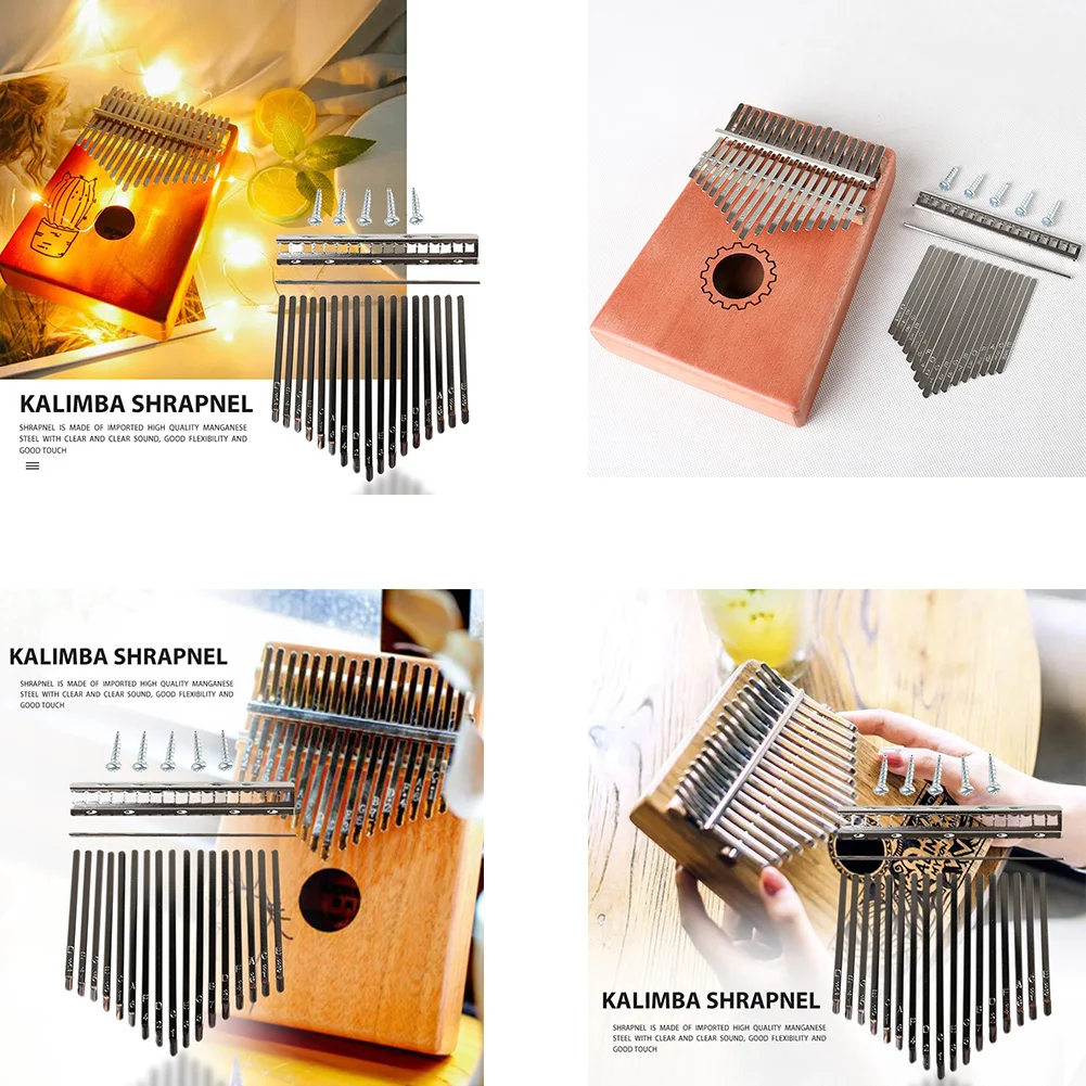 Thumb Piano 17 Keys Kalimba DIY Replacement Parts Musical Instrument Accessories