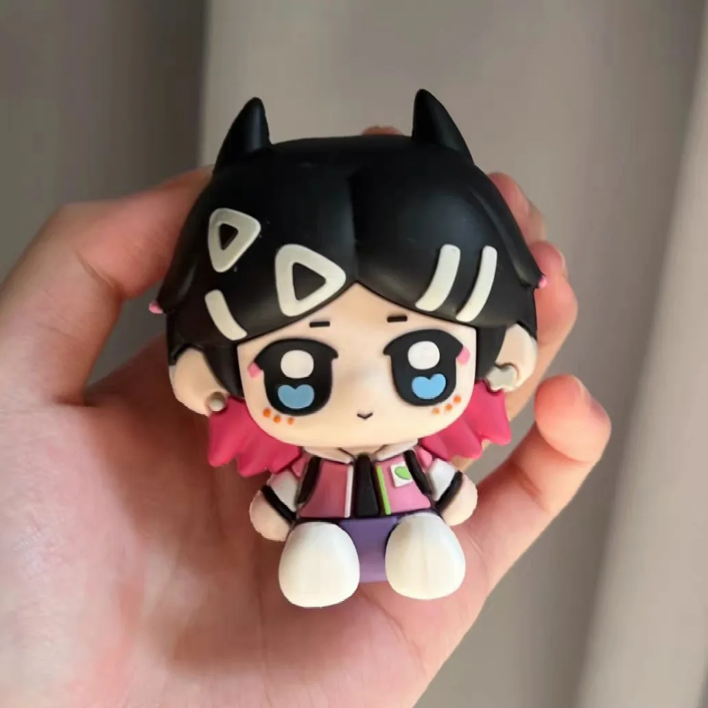 Ice Studio Valorant Clove Chibi Cat Figurine Mini 7cm One Sixth Scale Full Pvc Desktop Pc Case Decor For Game Collectors