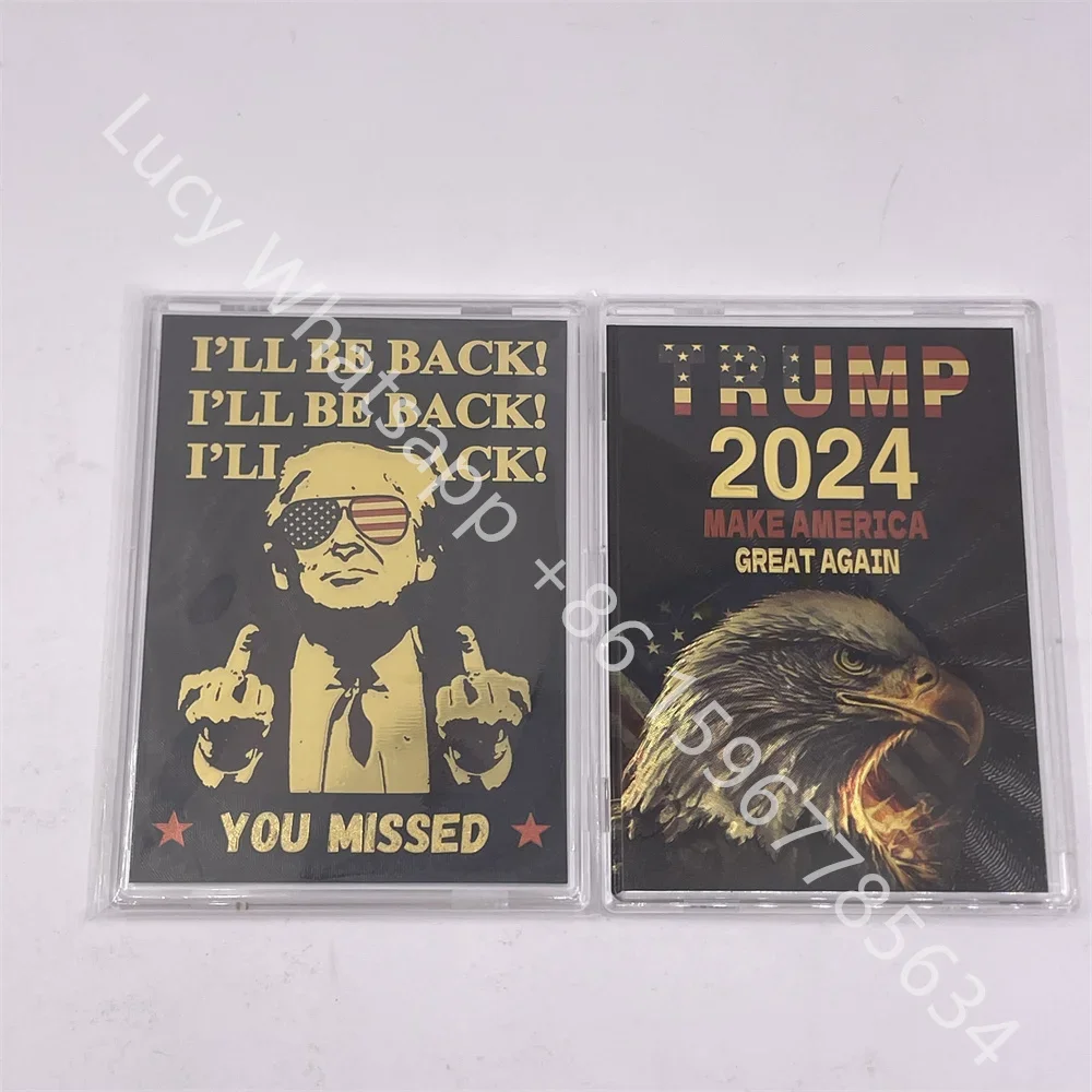 Wholesale NEW 2024 America Trum-p collection Victory Card Never Surrender Rating VIP Card For collection Fans Collection Gift