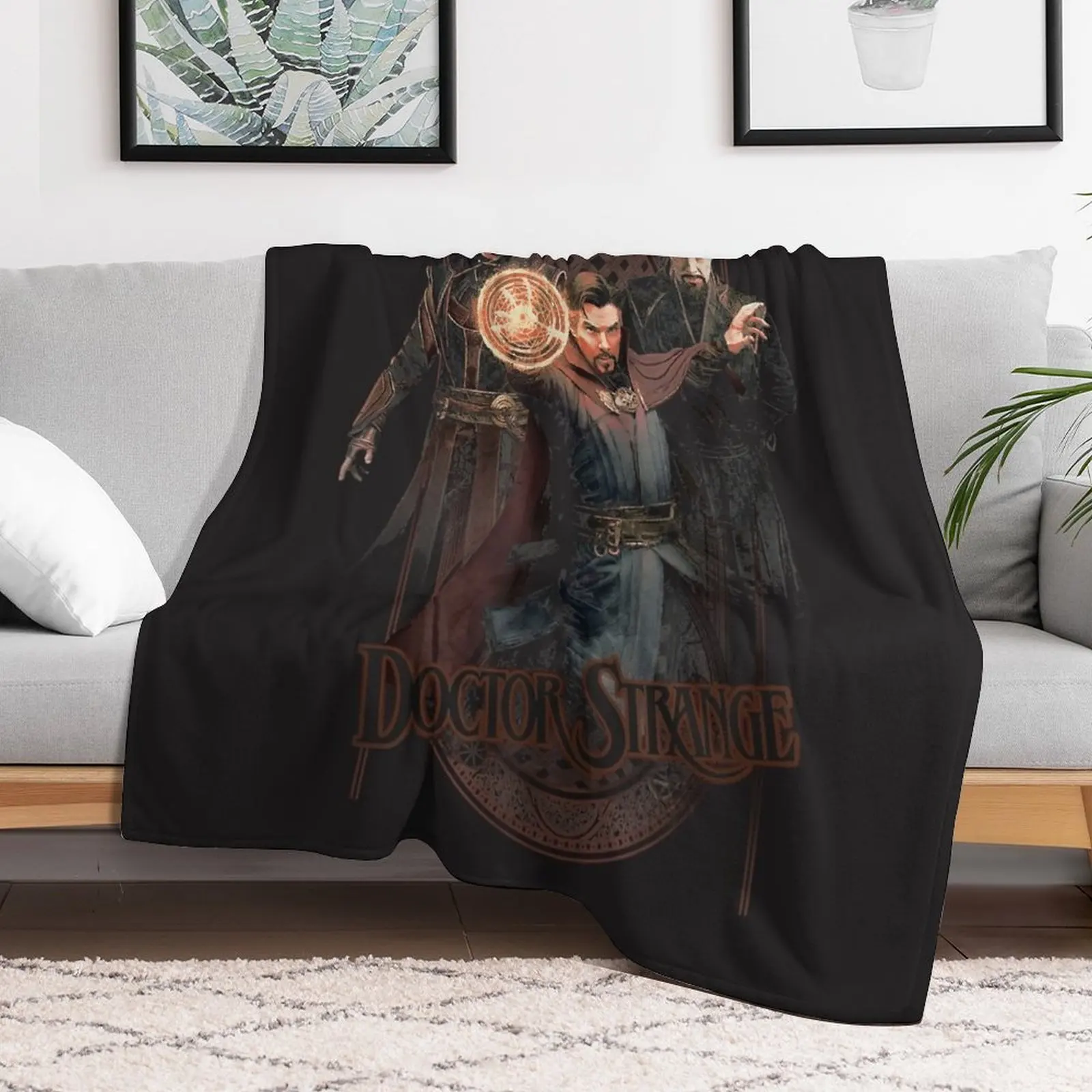 Doctor Strange In The Multiverse Of Madness Strange Throw Blanket Plush Soft Plaid Blankets