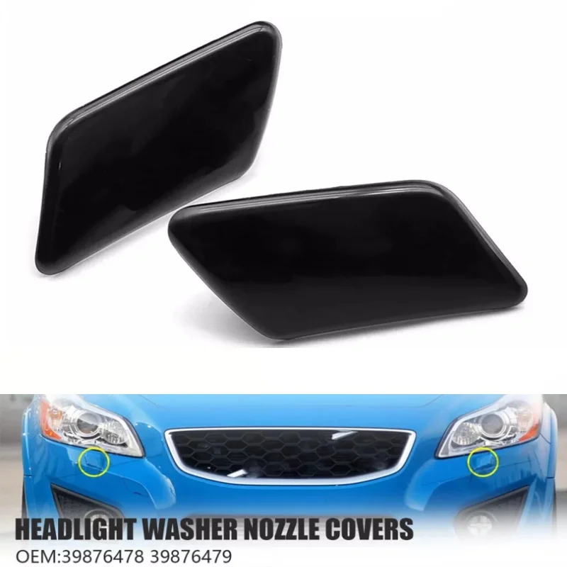 

Front Left Right Bumper Headlight Washer Cover Cap Nozzle Car Lights Parts For VOLVO C30 2008-2010 39876478 39876479