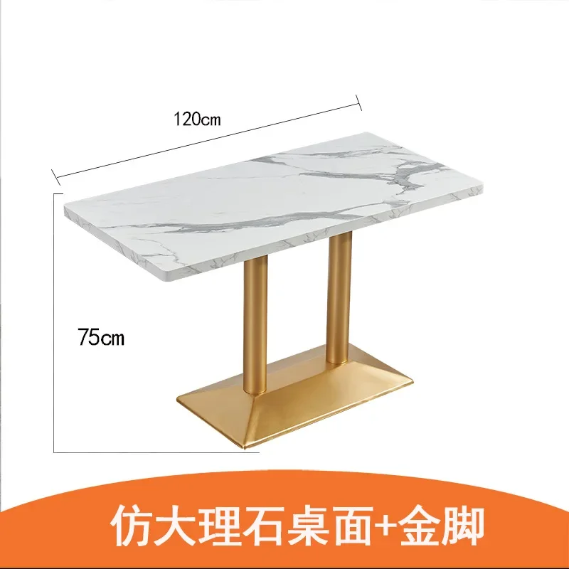 Customized simple solid wood panel dessert shop, milk tea shop, coffee shop, tables and chairs, tea house, card seat, hot pot sh