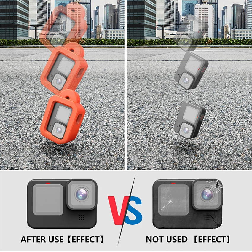 Para gopro hero 13 12 11 10 9 acessórios à prova dwaterproof água mergulho flutuante caso quadro surf espuma flutuador