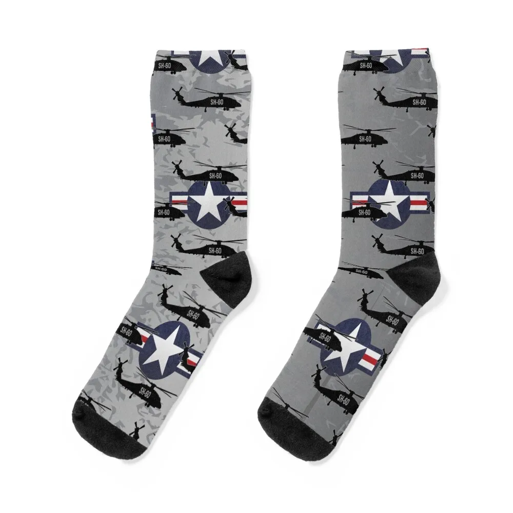

SH-60 Seahawk Military Helicopter Socks Running FASHION gifts Crossfit Mens Socks Women's