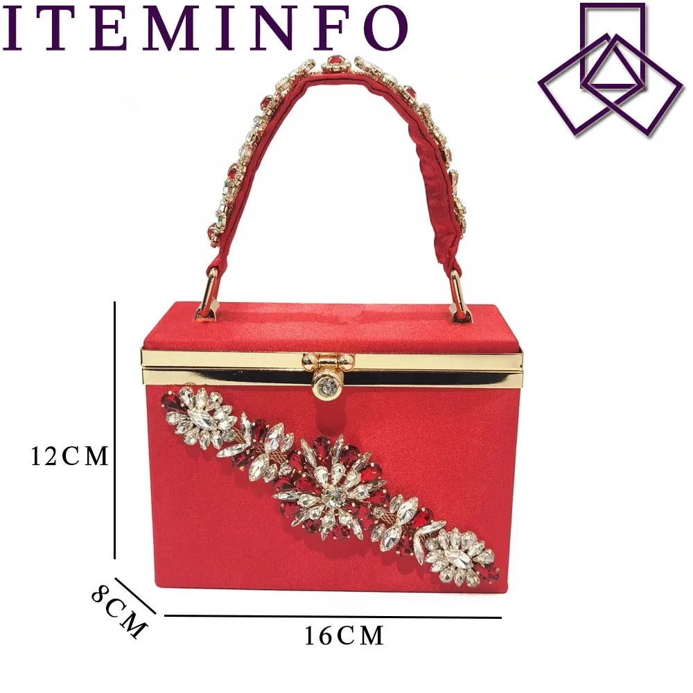 Spot Goods Red Color 2024 New Arrival Special Design Women Party Shoes Matching Bag Set For Luxury Wedding Party Women