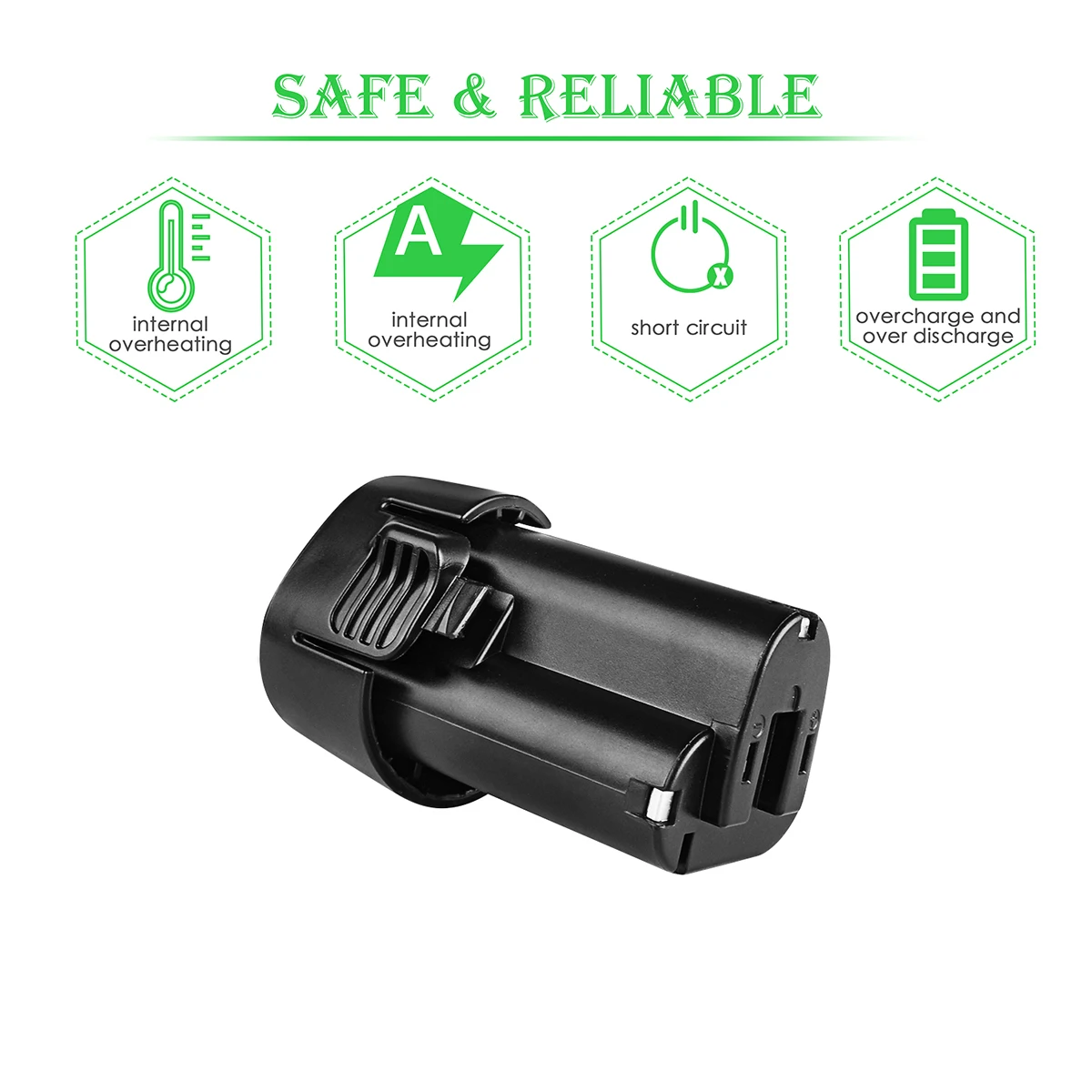 3500MAH For Makita BL1013 Replacement Battery 10.8V 12V BL1014 BL1015 LiIon Replace Accumulators Power Tools Battery+charger