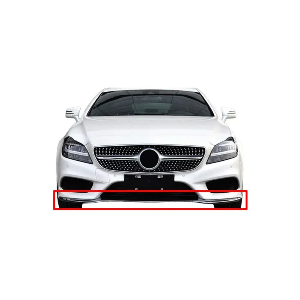 Dla 2015-2018 Mercedes-Benz CLS400 CLS500 CLS550 (W218) Przedni zderzak Chromowane wykończenie Listwa 2188851574 2188851674 2188851774