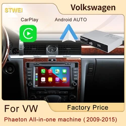 STWEI Wireless Android Auto Apple CarPlay ForVolkswagen Phaeton 8-inch 2009-2015 Car Play  Mirror Front Camera Rear View Reverse