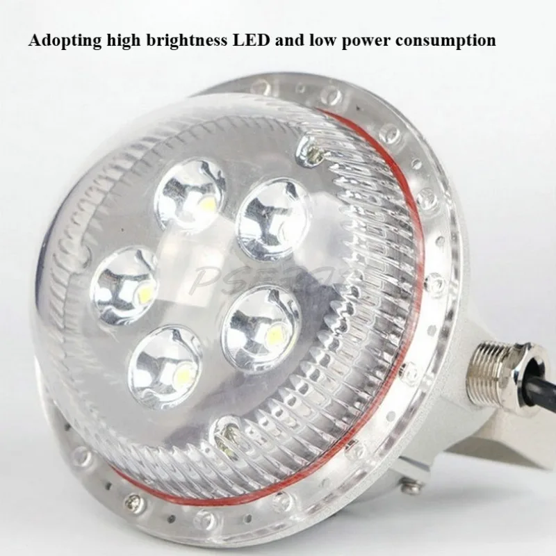 Luz de canal de iluminación de emergencia a prueba de explosiones montada en el techo de aluminio fundido LED