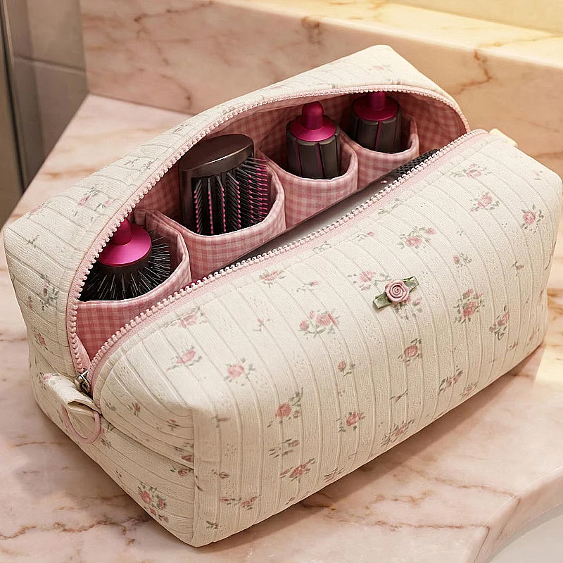 

Дорожная косметичка на молнии с несколькими отделениями, пеналы для ручек, органайзер для косметики, большой вместимости, для женщин, девушек