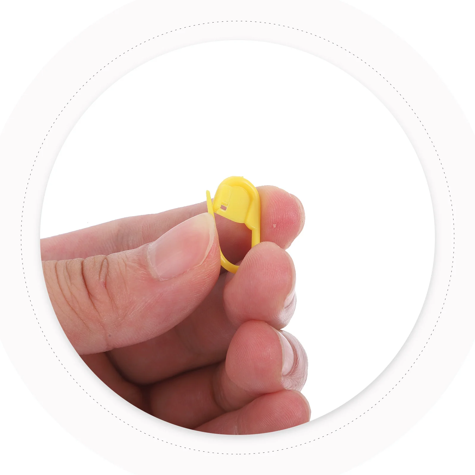 

80pcs Plastic Stitch Markers Locking Loop Needles For Knitting Crocheting Diy Crafts Colored Reusable Crochet Accessories Stitch