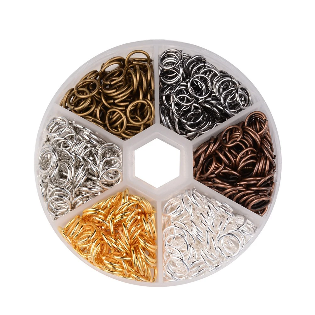 

Copper Ring Hair Accessories 10mm Various Colors Durable Metal Braid Rings Women Girls Hairstyles Occasions Party Graduation
