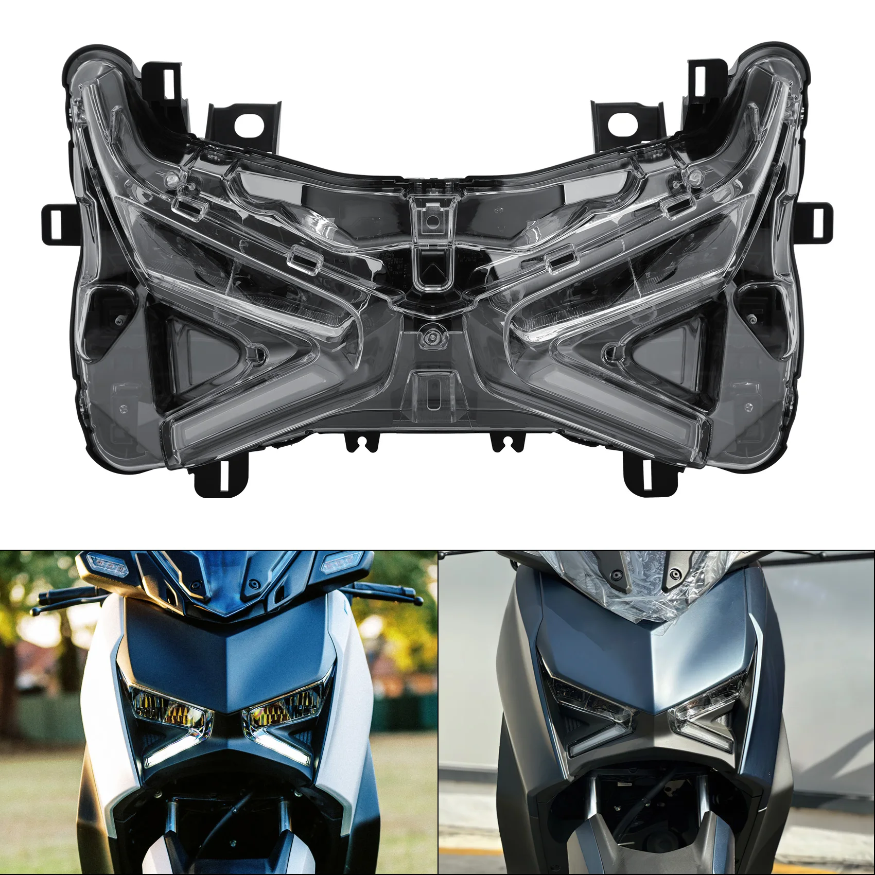 Front Headlight Assembly Head Lamp Fit For YAMAHA XMAX 250/300 V2 2023+ Motorcycle - Image 5
