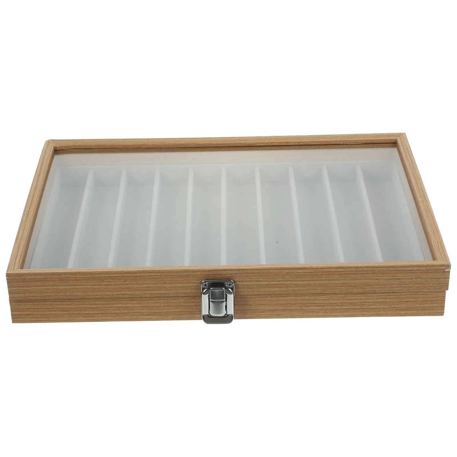 

Transparent Jewelry Storage Box for Necklaces Bracelets Rings Flannel Lining Stackable Travel Necklace Organizer Display Case