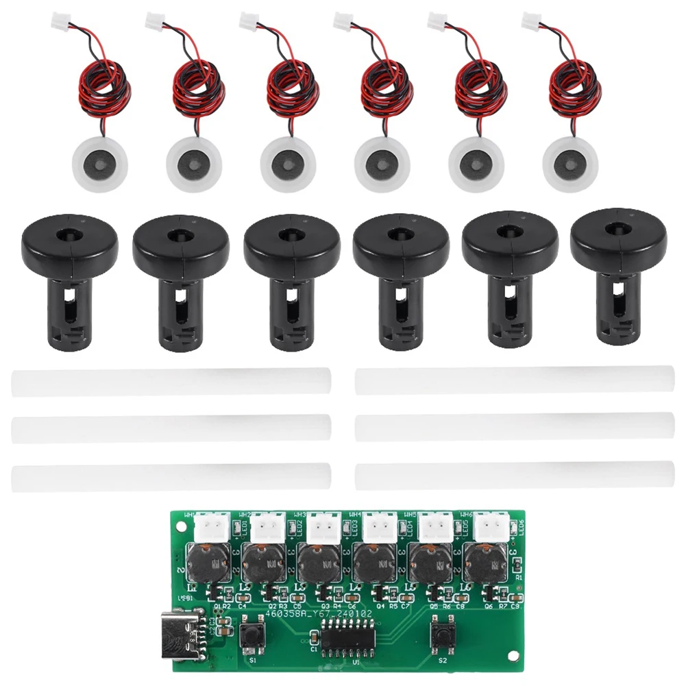 

Mist Driver Board Humidifier Module Humid Environment 5V Power Supply Customizable Mist Output Diverse Spray Modes