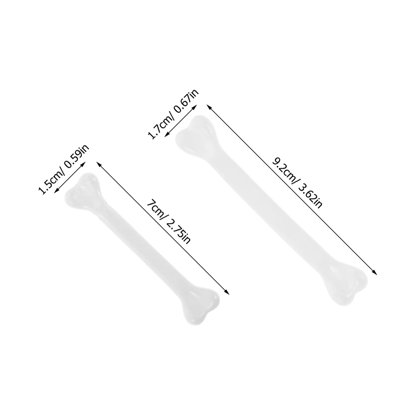 30 قطعة العظام البشرية مقلد عظام بلاستيكية صغيرة لزينة الهالوين حفلة مخيفة منزل مسكون الدعائم الحلي العظام وهمية