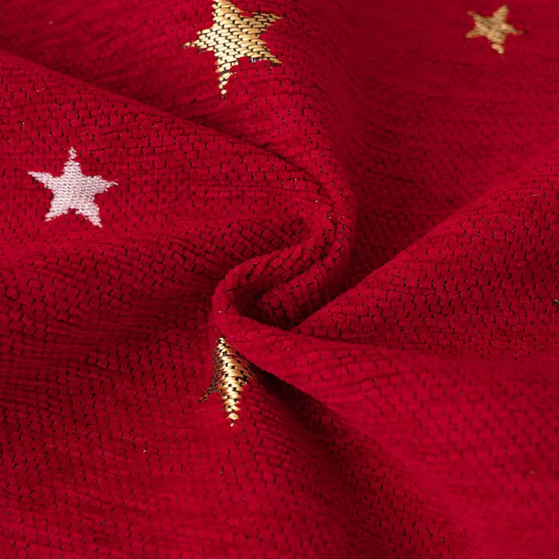 1 قطعة-سانتا كلوز الشنيل أريكة حصيرة الأحمر عيد الميلاد الاحتفال أربعة مواسم العالمي عدم الانزلاق أريكة حصيرة