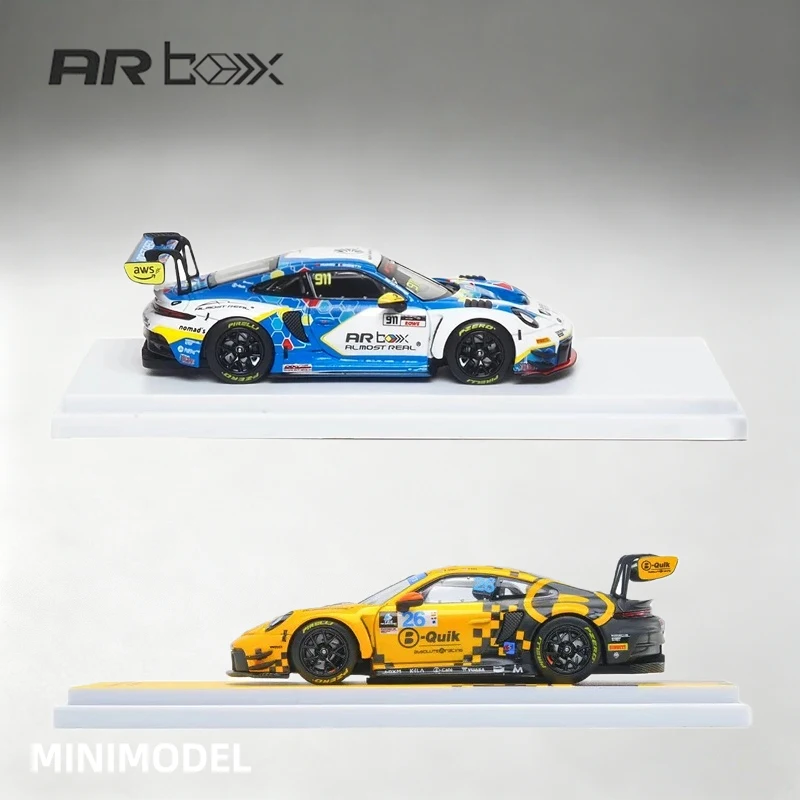 

[PreSale] ARBOX1:64 GT3R Sepang #911 Blue-White / B-Quik #26 Metallic Yellow Diecast Model Car