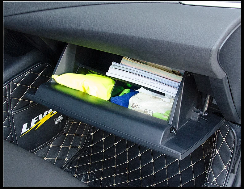 Für Toyota Corolla E210 2019 2020 2021 2022 2023 2024 2025 Hybrid ABS Auto Beifahrer-Handschuhfach Armlehnen-Einsatz Trennwand Aufbewahrungsbox – Detail 12