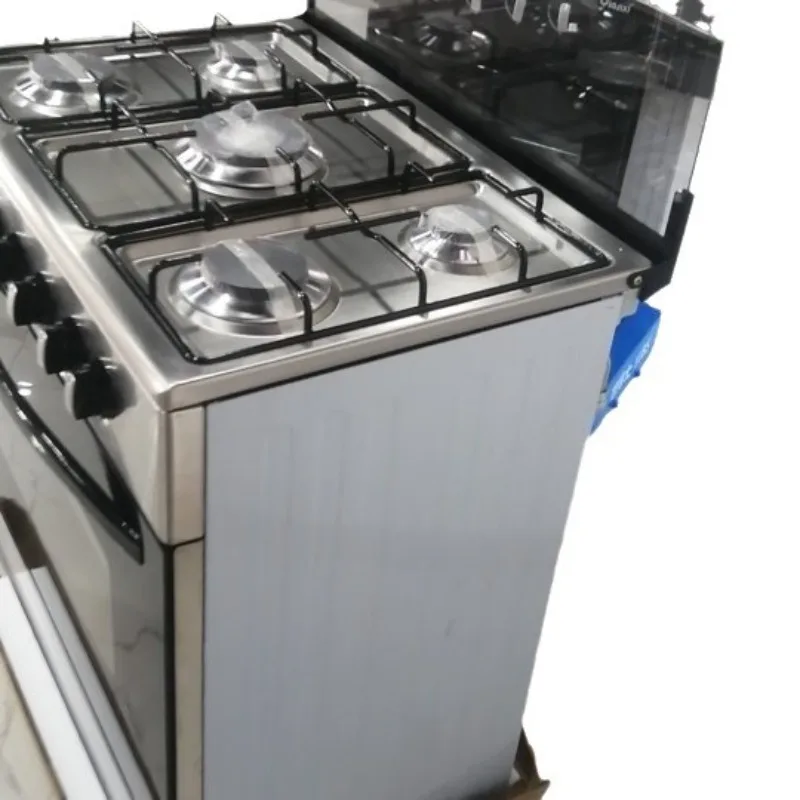 

Stove gas burner with oven, vertical, one-piece integrated stove