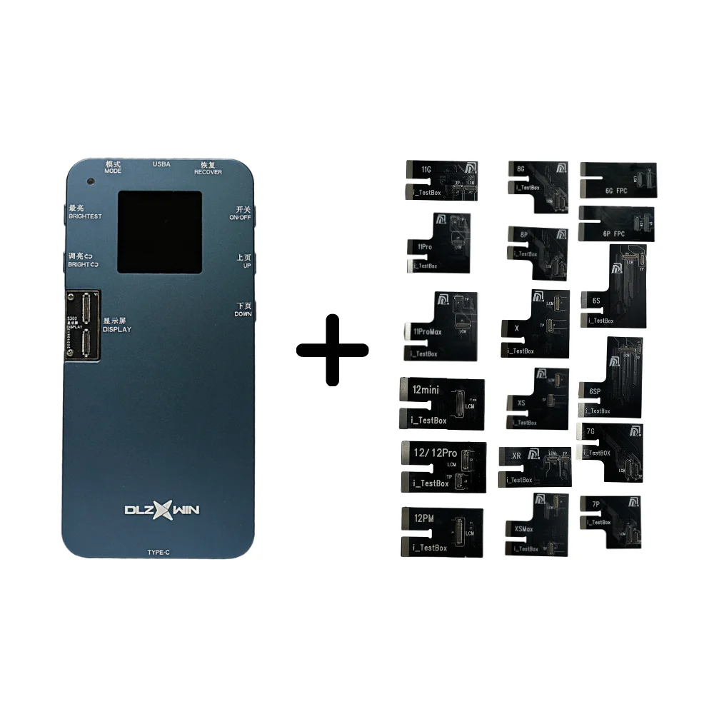 كولي 2022 أداة إصلاح جديدة DL ZXWIN S300 3 في 1 LCD تعمل باللمس آلة اختبار آيفون مع اختبار الكابلات المرنة #1