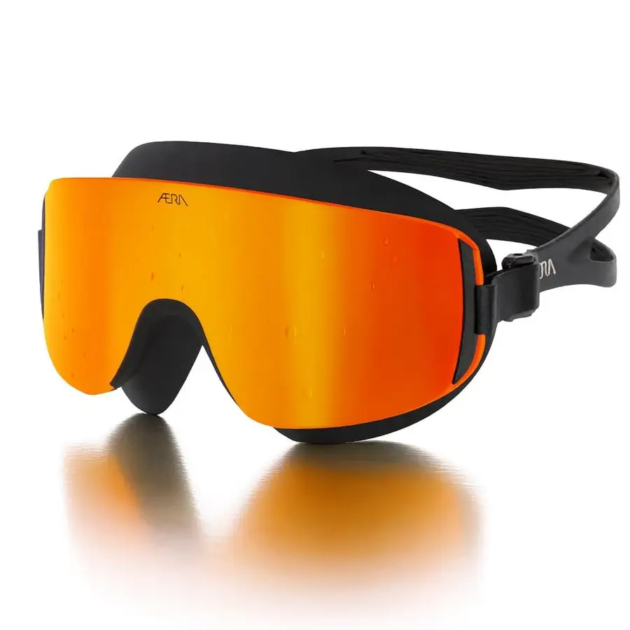Frameless Ultralight Swim Goggle, AntiFog Nanotech Lens, 100 UV Protection, Surf, SUP, Jet Ski, Waterski, Open Water