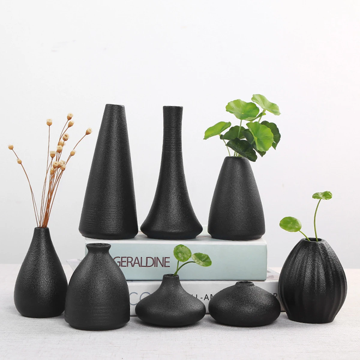 Keramik kleine Vase Haupt dekoration Handwerk Tischplatte Ornament Einfachheit im japanischen Stil Dekoration
