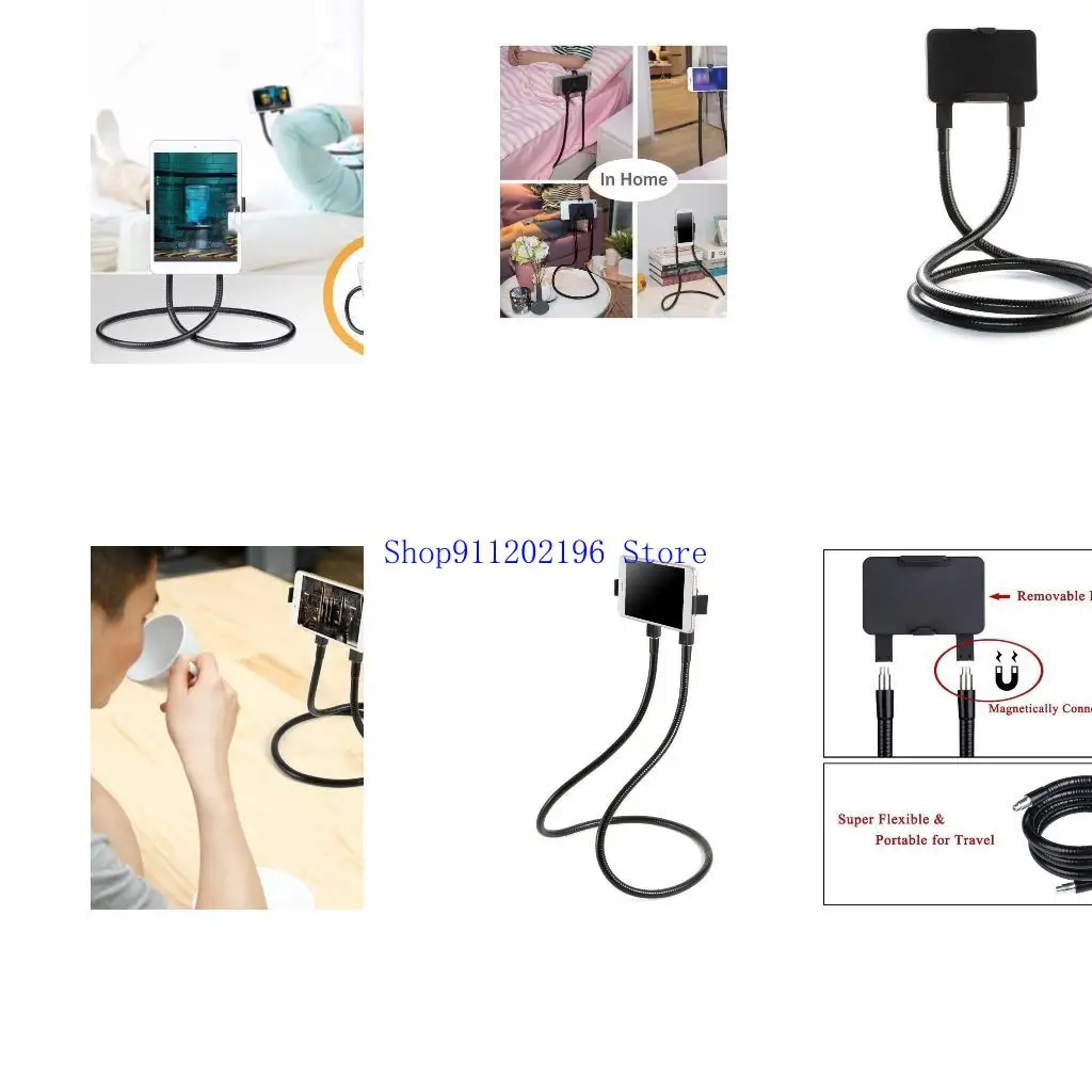 

P82A Многофункциональный держатель мобильного телефона Стенда гибкая рука для домашнего офиса.
