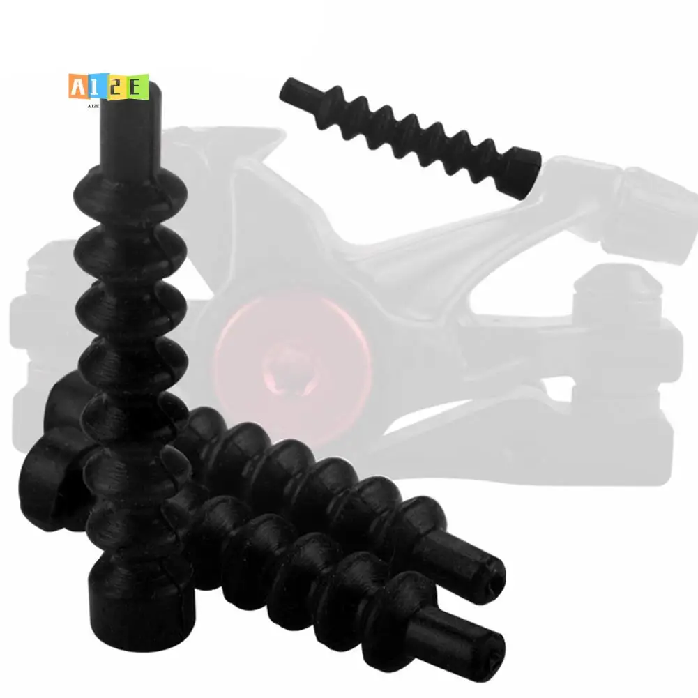 

A12E-10 Pcs Bike V Brake Dust-Proof Mountain Bicycle V Brake Cable Hose Rubber Boots Protective Hose Sleeve Cover Replacement