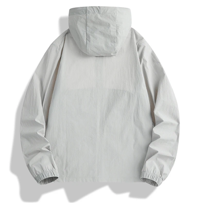 UPF100+ Elastic Cool Feeling Sun Protection Jacket Ice Silk Breathable Anti-UV Coat Lightweight Outdoor Sunscreen Clothes Women