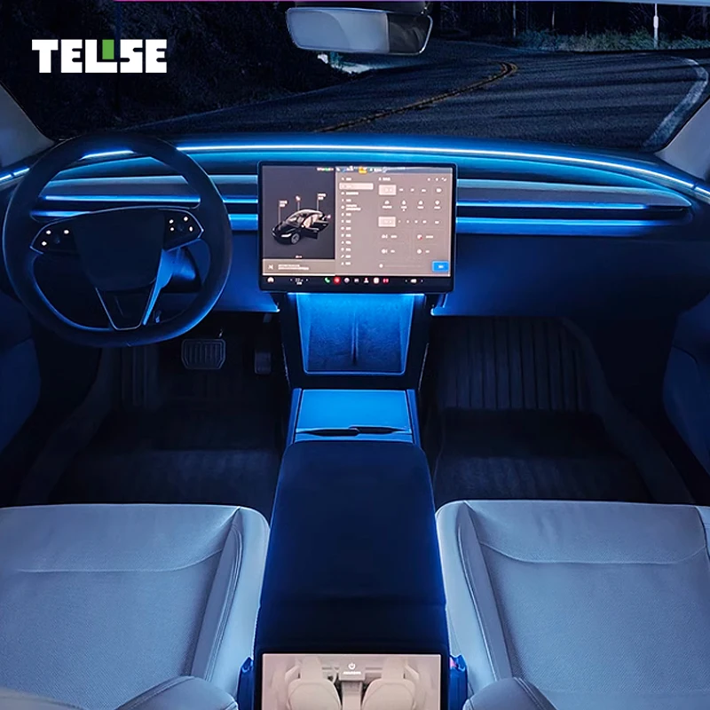 TELISE Best Price Symphony Ambient Light Car Led Lighting Interior Ambient Light for Model 3 Model Y Model X