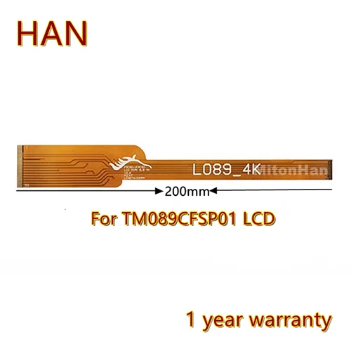 Imagen 2 del producto Nuevo para TM089CFSP01 PJ089Y2V5 8,9 pulgadas 4k pantalla blanca y negra cable plano especial