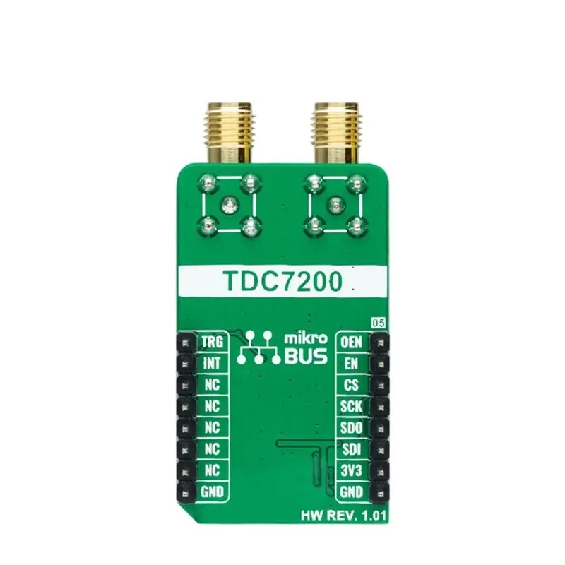 MIKROE-4770 Expansion Board TDC Click Time-To-Digital Converter TDC7200 By Mikroe