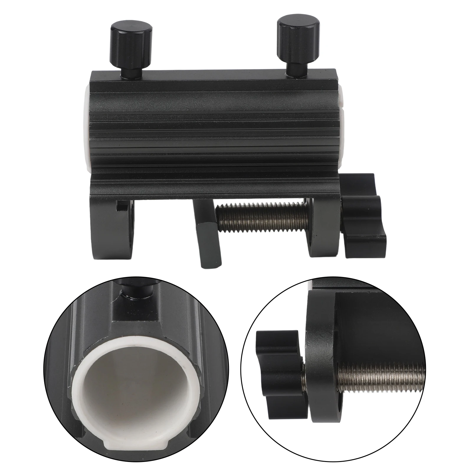 Outdoor Activities Black Adjustable Umbrella Bracket Parasol Clamp Lightweight Umbrella Mount Adjustable Angle