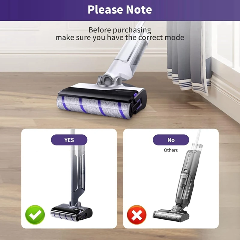 Сменные аксессуары ABUD для Narwal S20 Pro — включают роликовые щетки и фильтры HEPA для пылесоса влажной и сухой уборки.