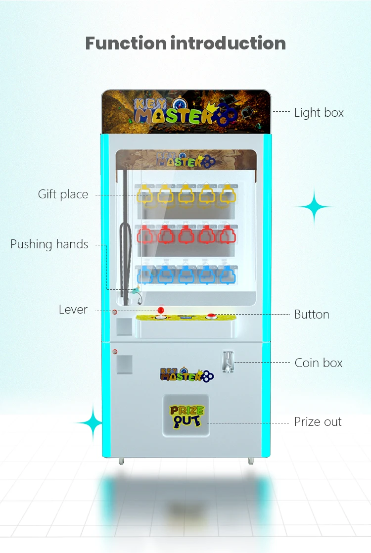 Key Master 9 Hole keymaster 15 Holes Grid Shoe Arcade Game Machines Cash Operated Sneaker Key Master Vending Machine