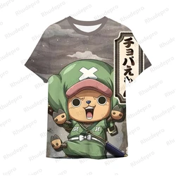 Camiseta infantil Monkey D Luffy, estilo Harajuku, Tops Roronoa Zoro, Vestuário de Streetwear curto, 5XL, 5XL, 2021