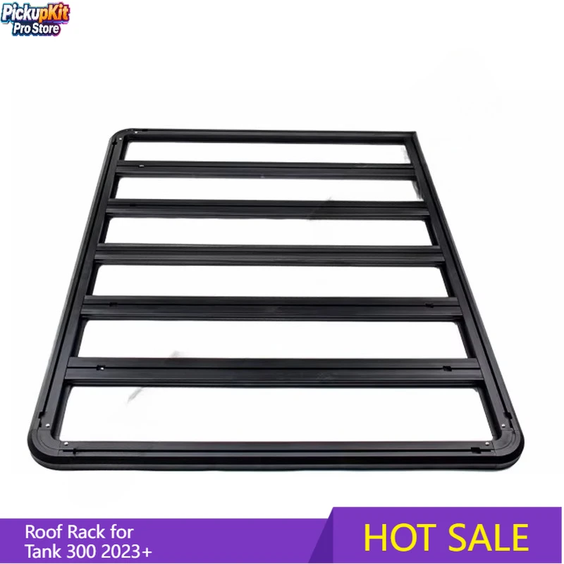 

Новинка: Алюминиевая платформа-багажник на крышу 4x4 для бездорожья с боковой лестницей для Tank 300 2023+