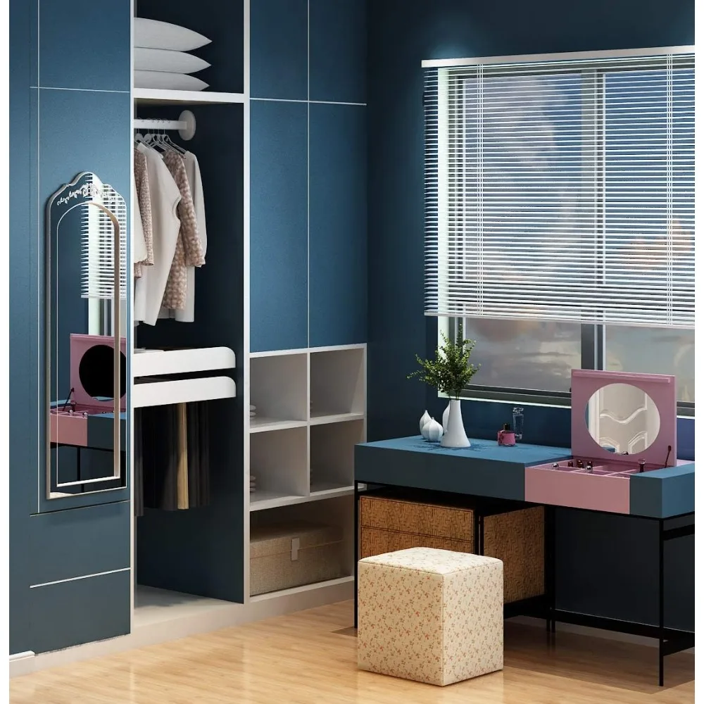 ورق جدران لخزانة المطبخ من الفينيل قابل للإزالة مقاوم للماء باللون الأزرق النيلي، مقاس 24 × 394 بوصة، قابل للتقشير واللصق، ورق اتصال طويل الأمد للمقصورة