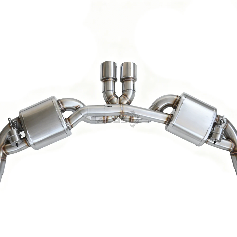 

Гоночная выхлопная система подходит для Porsche Boxster GTS Cayman GTS 981 3.4 2014-2016 SS304 задний клапан Cat, выхлопная труба